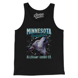 Minnesota Basketball Throwback Mascot Men/Unisex Tank Top-Allegiant Goods Co. Vintage Sports Apparel
