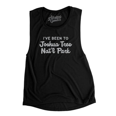 I've Been To Joshua Tree National Park Women's Flowey Scoopneck Muscle Tank-Allegiant Goods Co. Vintage Sports Apparel
