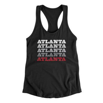 Atlanta Repeat Women's Racerback Tank-Allegiant Goods Co. Vintage Sports Apparel