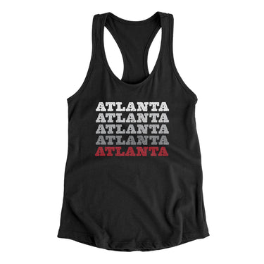 Atlanta Repeat Women's Racerback Tank-Allegiant Goods Co. Vintage Sports Apparel
