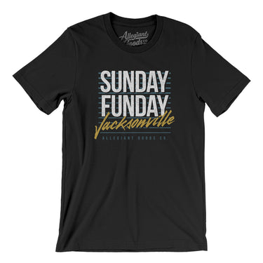 Sunday Funday Jacksonville Men/Unisex T-Shirt-Allegiant Goods Co. Vintage Sports Apparel