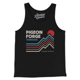 Pigeon Forge Tennessee Men/Unisex Tank Top-Black-Allegiant Goods Co. Vintage Sports Apparel