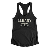 Albany Cycling Women's Racerback Tank-Black-Allegiant Goods Co. Vintage Sports Apparel