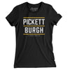 Pickett Burgh Women's T-Shirt-Black-Allegiant Goods Co. Vintage Sports Apparel