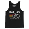 Dallas Cycling Men/Unisex Tank Top-Black-Allegiant Goods Co. Vintage Sports Apparel