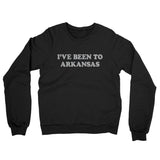 I've Been To Arkansas Midweight French Terry Crewneck Sweatshirt-Allegiant Goods Co. Vintage Sports Apparel