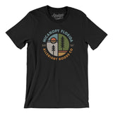 Micanopy Florida Retro Badge Men/Unisex T-Shirt-Black-Allegiant Goods Co. Vintage Sports Apparel