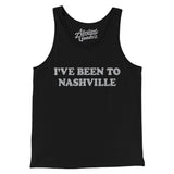 I've Been To Nashville Men/Unisex Tank Top-Allegiant Goods Co. Vintage Sports Apparel