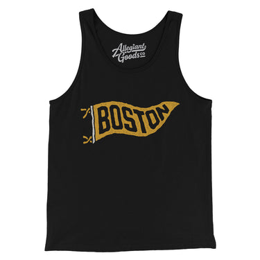 Boston Pennant Men/Unisex Tank Top-Allegiant Goods Co. Vintage Sports Apparel