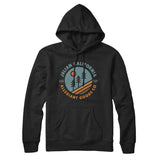 Julian California Retro Badge Hoodie-Black-Allegiant Goods Co. Vintage Sports Apparel