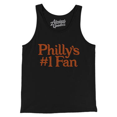 Philly's Number 1 Fan Men/Unisex Tank Top-Allegiant Goods Co. Vintage Sports Apparel