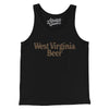 West Virginia Beer Men/Unisex Tank Top-Black-Allegiant Goods Co. Vintage Sports Apparel