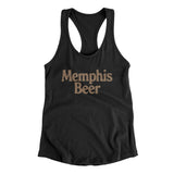 Memphis Beer Women's Racerback Tank-Black-Allegiant Goods Co. Vintage Sports Apparel