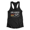 Orlando Cycling Women's Racerback Tank-Black-Allegiant Goods Co. Vintage Sports Apparel