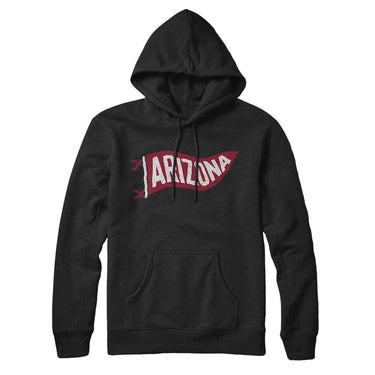 Arizona Pennant Hoodie-Allegiant Goods Co. Vintage Sports Apparel
