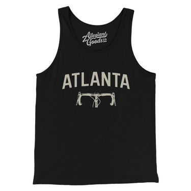 Atlanta Cycling Men/Unisex Tank Top-Black-Allegiant Goods Co. Vintage Sports Apparel