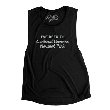 I've Been To Carlsbad Caverns National Park Women's Flowey Scoopneck Muscle Tank-Allegiant Goods Co. Vintage Sports Apparel