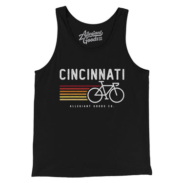 Cincinnati Cycling Men/Unisex Tank Top-Allegiant Goods Co. Vintage Sports Apparel
