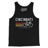 Cincinnati Cycling Men/Unisex Tank Top-Black-Allegiant Goods Co. Vintage Sports Apparel
