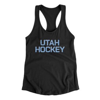 Utah Hockey Women's Racerback Tank-Allegiant Goods Co. Vintage Sports Apparel