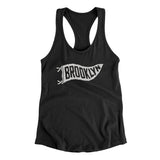 Brooklyn Pennant Women's Racerback Tank-Allegiant Goods Co. Vintage Sports Apparel