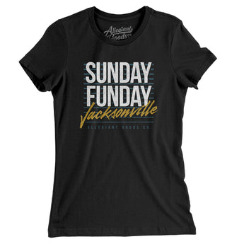 Sunday Funday Jacksonville Women's T-Shirt-Allegiant Goods Co. Vintage Sports Apparel
