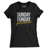 Sunday Funday Jacksonville Women's T-Shirt-Allegiant Goods Co. Vintage Sports Apparel