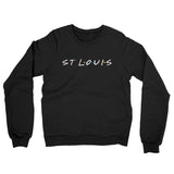 St Louis Friends Midweight French Terry Crewneck Sweatshirt-Allegiant Goods Co. Vintage Sports Apparel