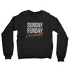 Sunday Funday Cincinnati Midweight French Terry Crewneck Sweatshirt-Black-Allegiant Goods Co. Vintage Sports Apparel