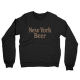 New York Beer Midweight French Terry Crewneck Sweatshirt-Allegiant Goods Co. Vintage Sports Apparel