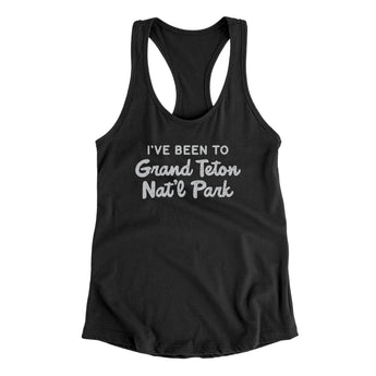 I've Been To Grand Teton National Park Women's Racerback Tank-Allegiant Goods Co. Vintage Sports Apparel
