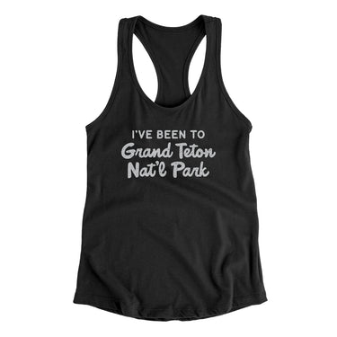 I've Been To Grand Teton National Park Women's Racerback Tank-Allegiant Goods Co. Vintage Sports Apparel