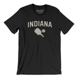 Indiana Pickleball Men/Unisex T-Shirt-Black-Allegiant Goods Co. Vintage Sports Apparel