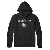 Minnesota Pickleball Hoodie-Black-Allegiant Goods Co. Vintage Sports Apparel