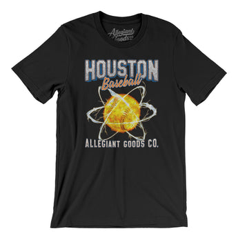 Houston Baseball Throwback Mascot Men/Unisex T-Shirt-Allegiant Goods Co. Vintage Sports Apparel