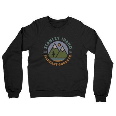 Stanley Idaho Retro Badge Midweight French Terry Crewneck Sweatshirt-Allegiant Goods Co. Vintage Sports Apparel