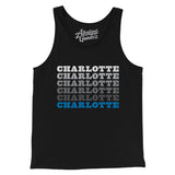 Charlotte Repeat Men/Unisex Tank Top-Allegiant Goods Co. Vintage Sports Apparel
