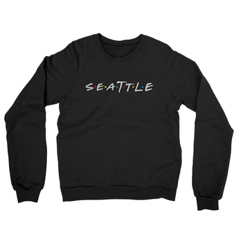 Seattle Friends Midweight French Terry Crewneck Sweatshirt-Allegiant Goods Co. Vintage Sports Apparel