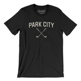 Park City Golf Men/Unisex T-Shirt-Black-Allegiant Goods Co. Vintage Sports Apparel