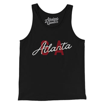 Atlanta Ga Overprinted Men/Unisex Tank Top-Allegiant Goods Co. Vintage Sports Apparel