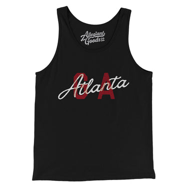 Atlanta Ga Overprinted Men/Unisex Tank Top-Allegiant Goods Co. Vintage Sports Apparel