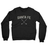 Santa Fe Golf Midweight French Terry Crewneck Sweatshirt-Black-Allegiant Goods Co. Vintage Sports Apparel
