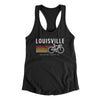 Louisville Cycling Women's Racerback Tank-Black-Allegiant Goods Co. Vintage Sports Apparel