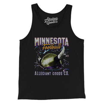 Minnesota Football Throwback Mascot Men/Unisex Tank Top-Allegiant Goods Co. Vintage Sports Apparel