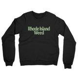 Rhode Island Weed Midweight French Terry Crewneck Sweatshirt-Allegiant Goods Co. Vintage Sports Apparel