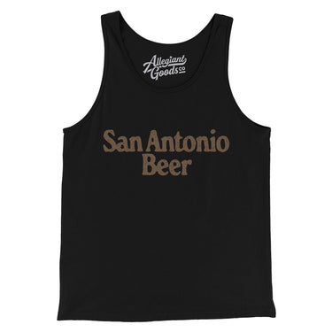 San Antonio Beer Men/Unisex Tank Top-Allegiant Goods Co. Vintage Sports Apparel