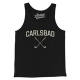 Carlsbad Golf Men/Unisex Tank Top-Black-Allegiant Goods Co. Vintage Sports Apparel