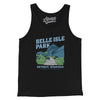 Belle Isle Park Men/Unisex Tank Top-Black-Allegiant Goods Co. Vintage Sports Apparel