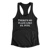 There's No Place Like St. Pete Women's Racerback Tank-Allegiant Goods Co. Vintage Sports Apparel