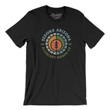 Sedona Arizona Retro Badge Men/Unisex T-Shirt-Black-Allegiant Goods Co. Vintage Sports Apparel